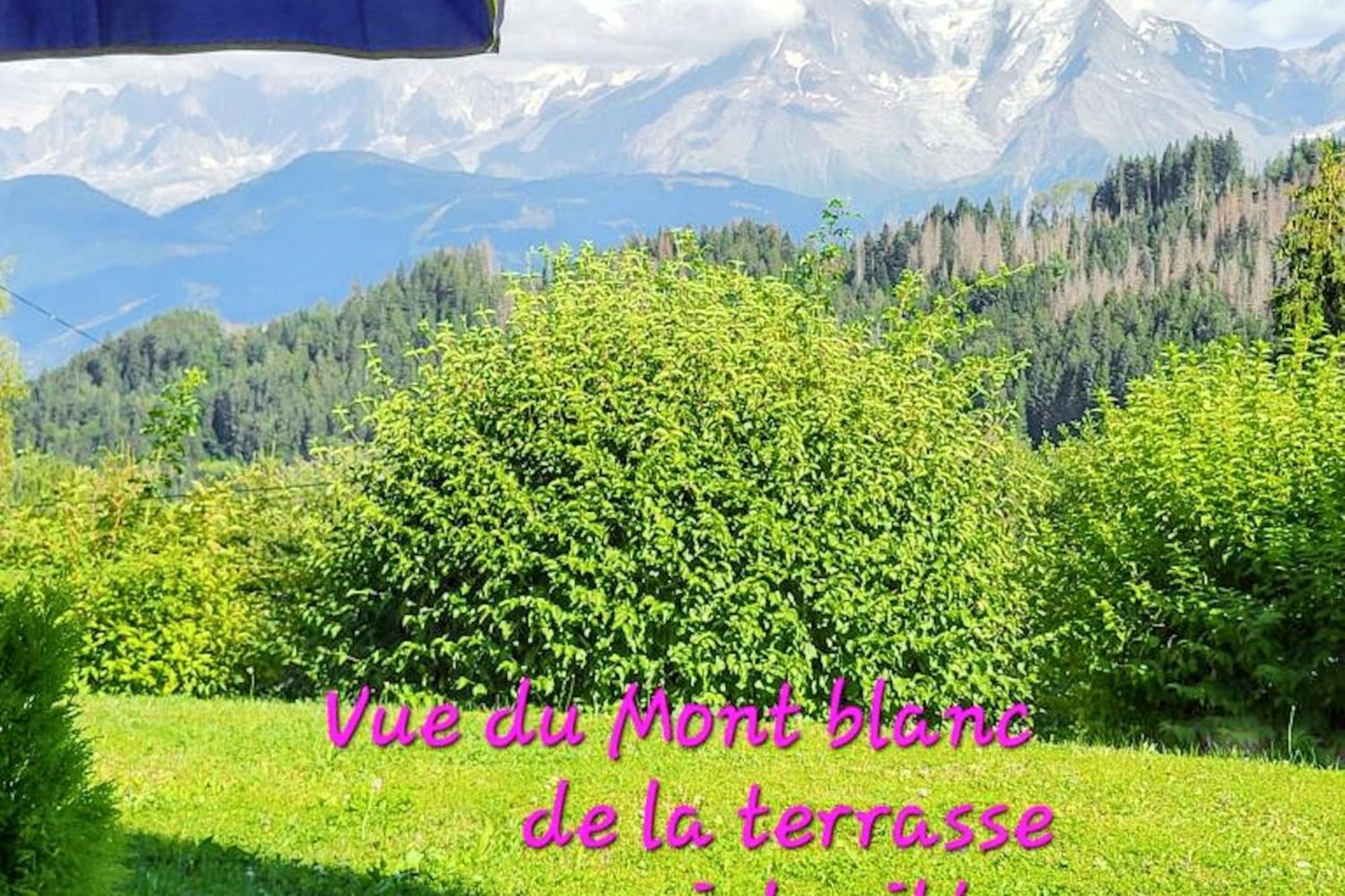 Studio Accueillant A Cordon Vue Mont Blanc 22 M² Parking Inclus Bagian luar foto